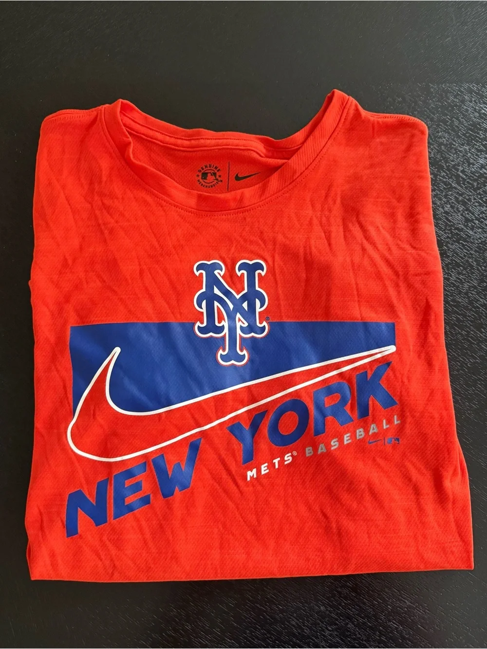 New York Mets Nike dri-fit tee (boys) Size Large~14/16 in orange